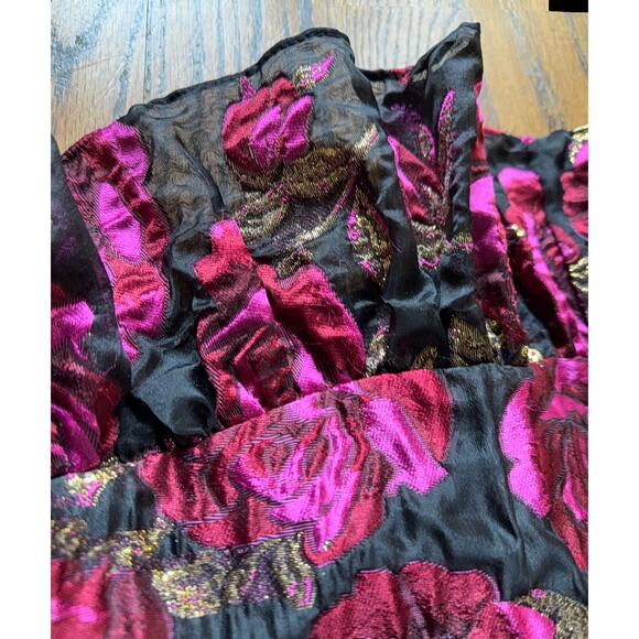 NWT Rachel Roy Rose Metallic Organza Dress Special Occasion Wedding Guest Party - Picture 13 of 14